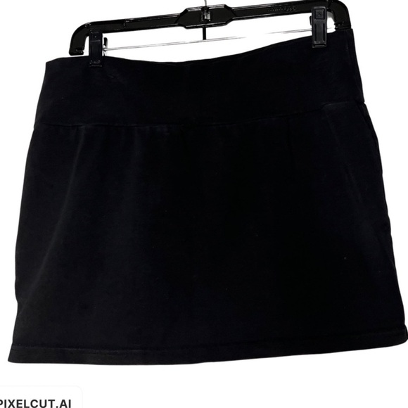 Express Mini Skirt Black Size Large with Bejeweled Express written on the skirt - Picture 5 of 5